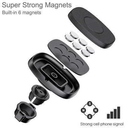 Support universel magnétique de téléphone portable,pour iPhone et Samsung