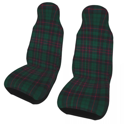 Housses de siège universelles à carreaux – Lot de 2 pour voitures