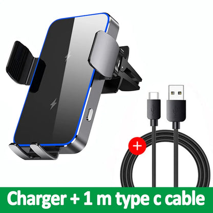 Chargeur de voiture sans fil – Double bobine, support pour Galaxy
