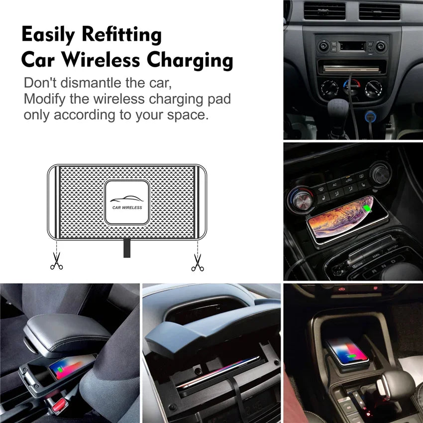 Chargeur sans fil 120W avec support en coussin silicone