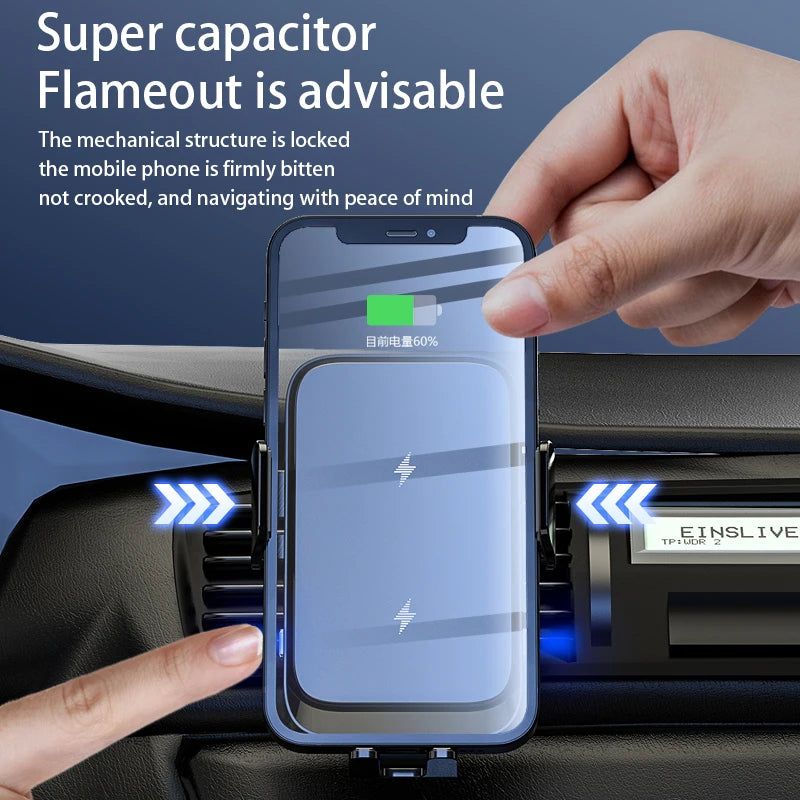 Chargeur de voiture sans fil – Double bobine, support pour Galaxy