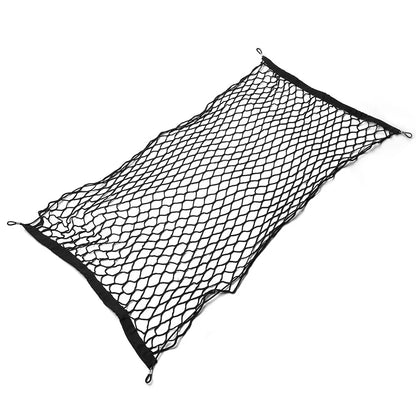Support de filet universel pour coffre de voiture – 90×40 cm / 110 cm, 4 poches crochets