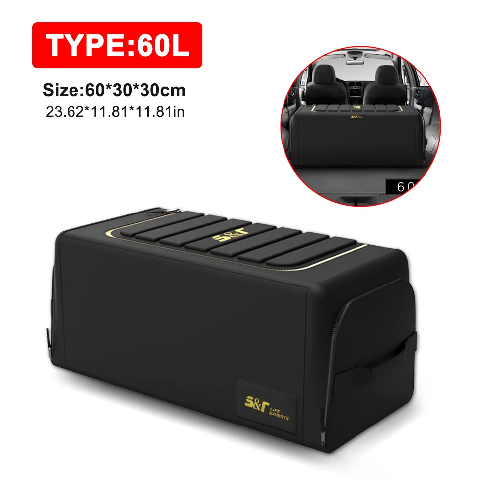 Universal Car Trunk Organizer 70L Storage Box