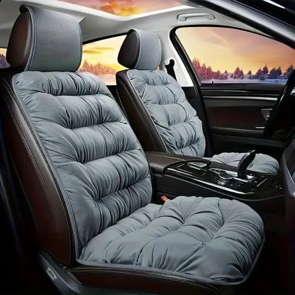 Coussin de siège en peluche de luxe chaude et universelle