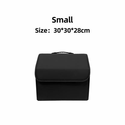 Boîte de rangement en cuir PU – Organisateur de coffre pliable