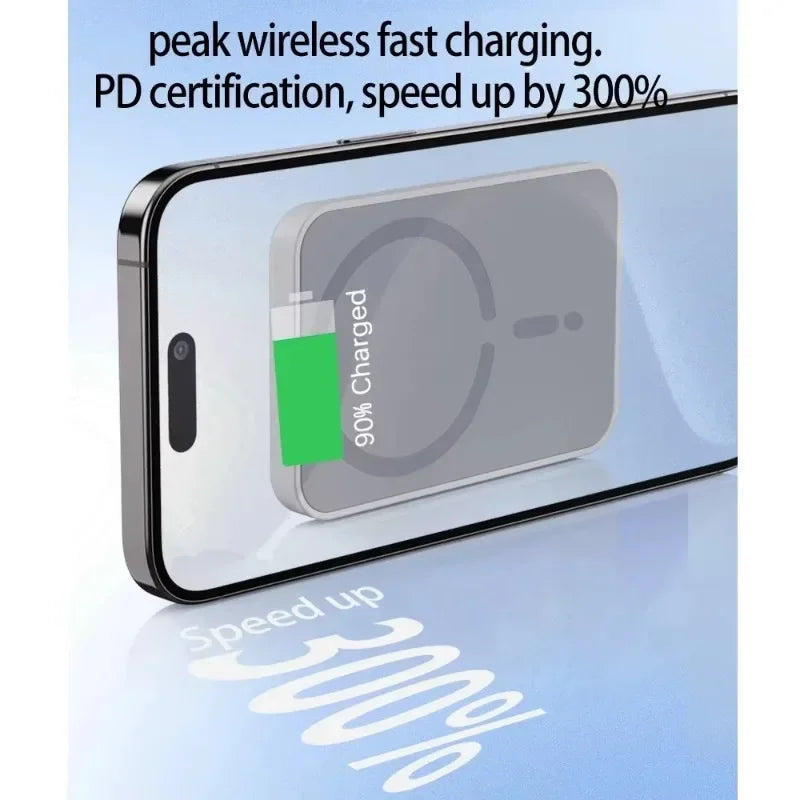 Chargeur de voiture magnétique sans fil 100W -compatible iPhone 16 à 12 Pro Max