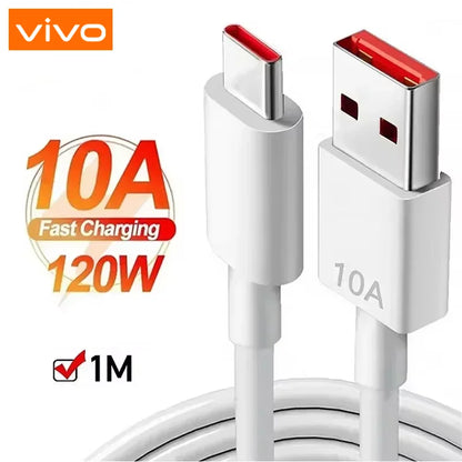 VIVO 200000mAh PowerBank 120W Super Fast Charging High Capacity Portable External Battery With LED Digital Display For IPhone
