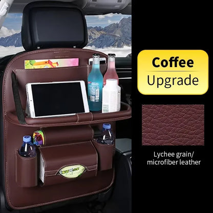Sac de rangement pour siège support pour tablette et boîte à mouchoirs