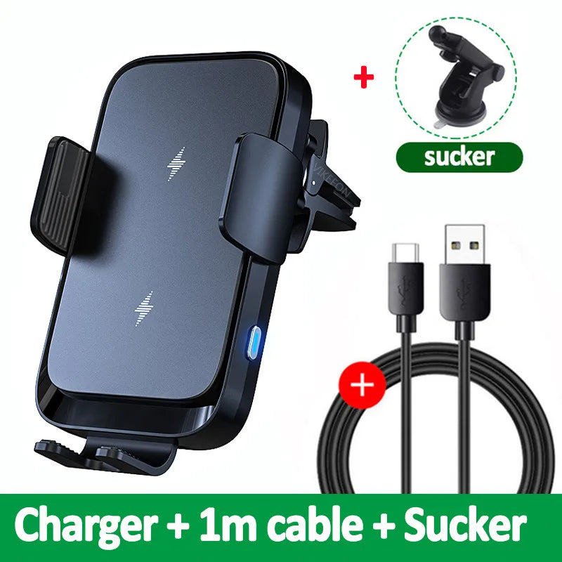Chargeur de voiture sans fil – Double bobine, support pour Galaxy