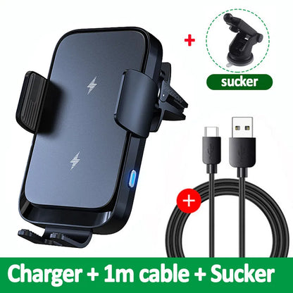 Chargeur de voiture sans fil – Double bobine, support pour Galaxy