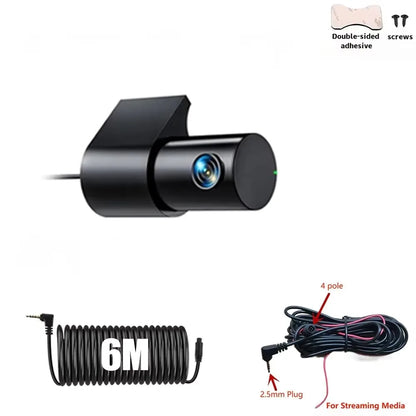 QOZ Caméra arrière 1080P AHD – Caméra d’image inverse 4 broches 2.5mm Jack compatible