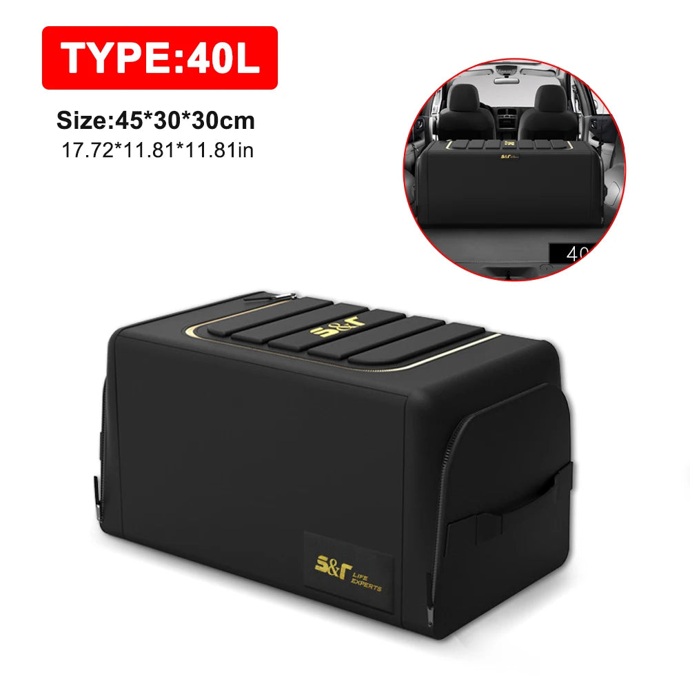 Universal Car Trunk Organizer 70L Storage Box