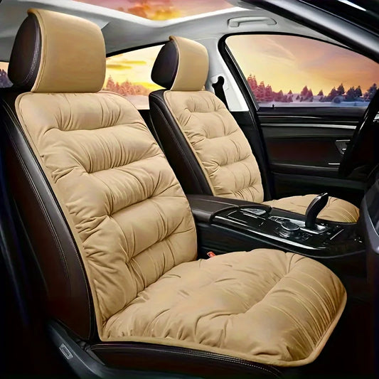 Coussin de siège en peluche de luxe chaude et universelle