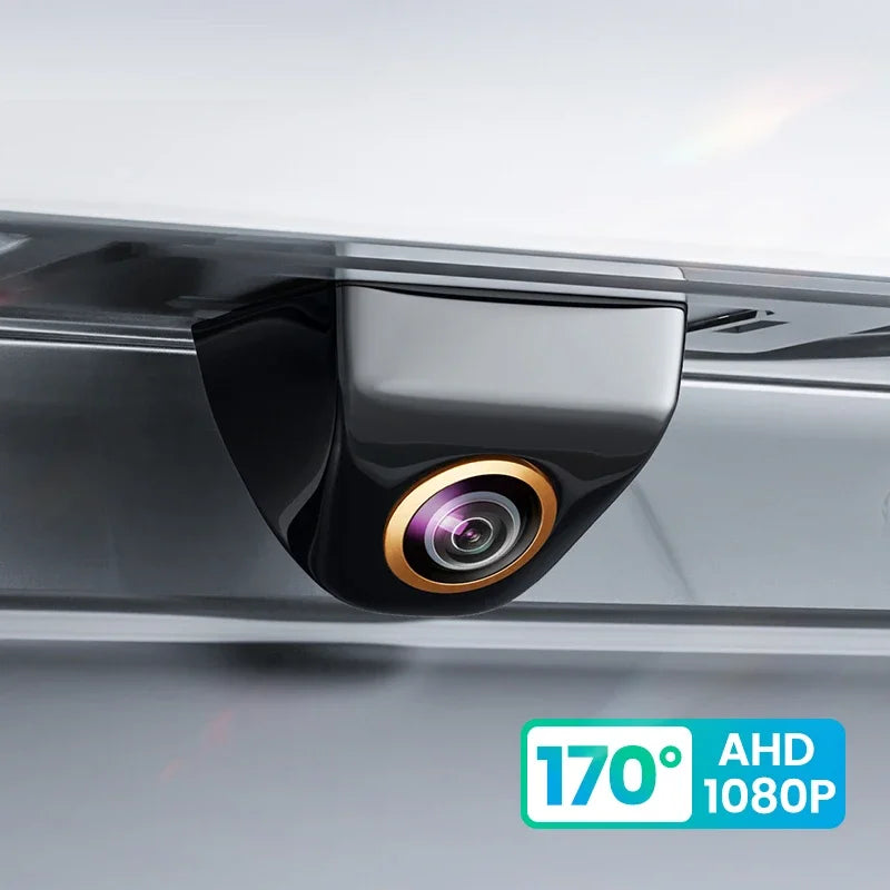 Caméra de recul de voiture AHD 1920x1080P, grand angle 170°, objectif fisheye