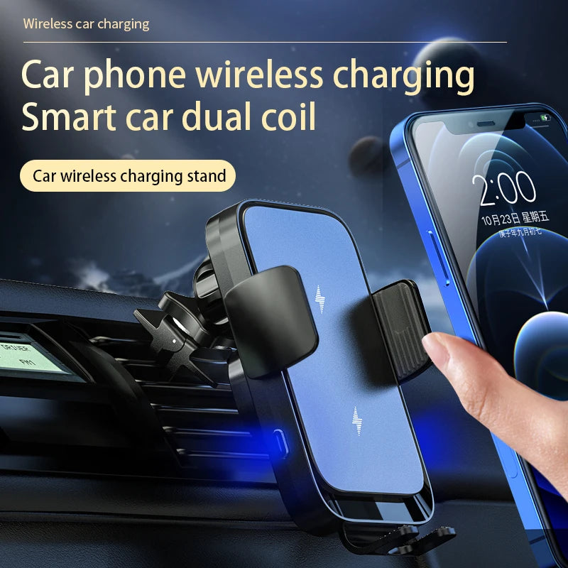 Chargeur de voiture sans fil – Double bobine, support pour Galaxy