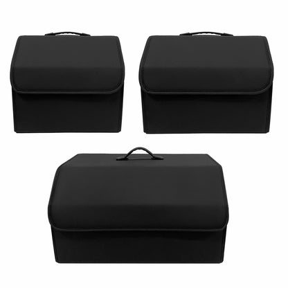 Boîte de rangement en cuir PU – Organisateur de coffre pliable