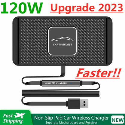Chargeur sans fil 120W avec support en coussin silicone