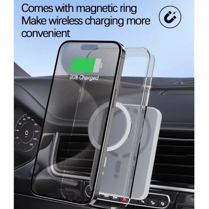 Chargeur de voiture magnétique sans fil 100W -compatible iPhone 16 à 12 Pro Max