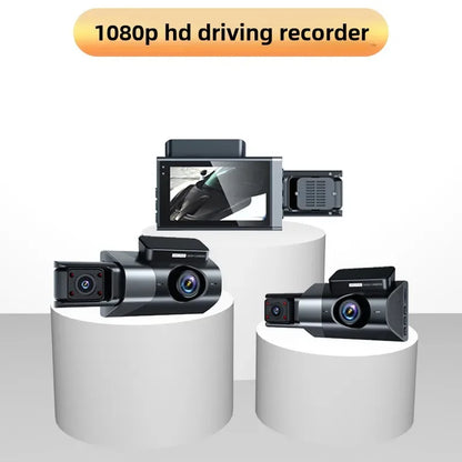 Caméra de tableau de bord HD 1080P – Triple enregistrement