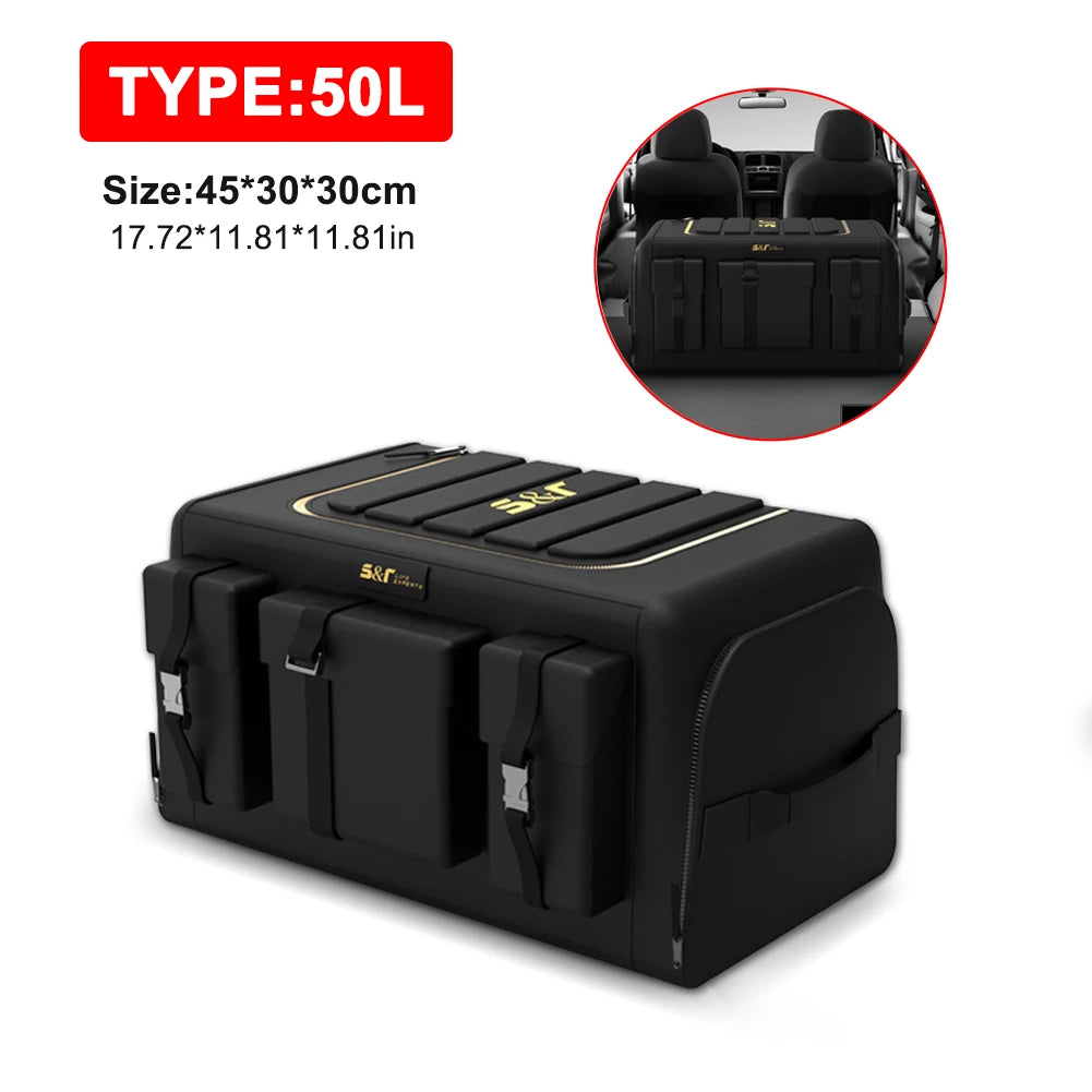 Universal Car Trunk Organizer 70L Storage Box