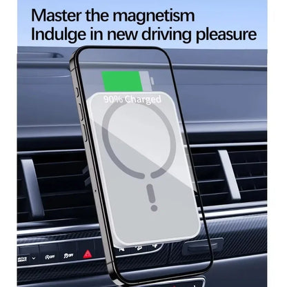 Chargeur de voiture magnétique sans fil 100W -compatible iPhone 16 à 12 Pro Max