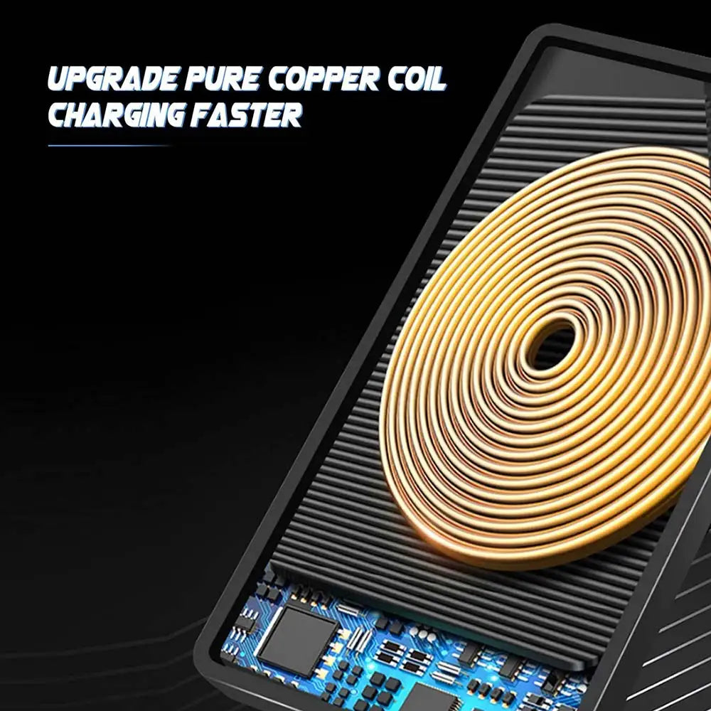 Chargeur sans fil de voiture – Compatible iPhone 16 à X, Samsung S24/S23,