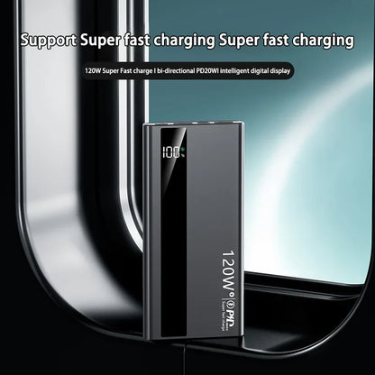Xiaomi 500000mAh High Capacity PowerBank 120W Super Fast Charging Portable External Battery Powerbank for iphone Samsung Huawei