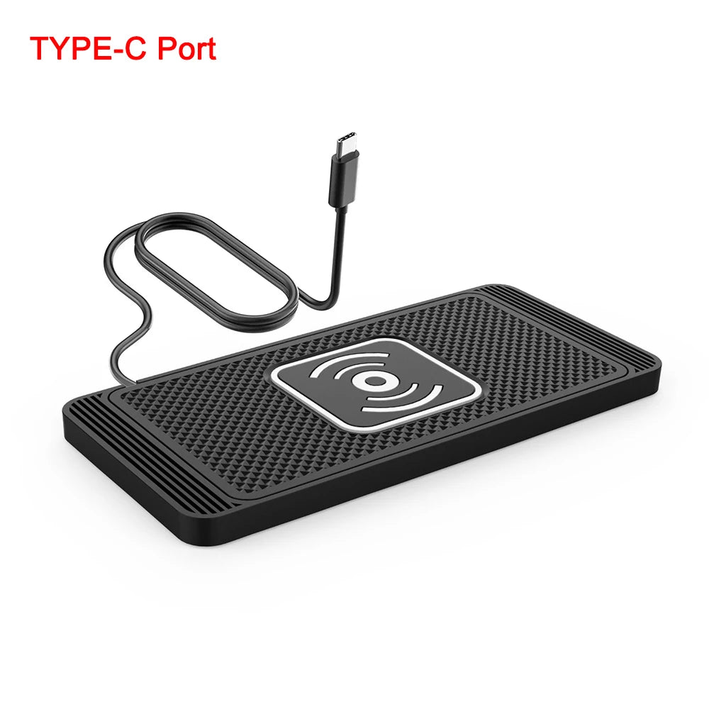 Chargeur sans fil de voiture – Compatible iPhone 16 à X, Samsung S24/S23,