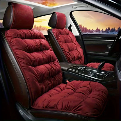 Coussin de siège en peluche de luxe chaude et universelle