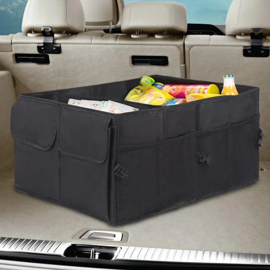 Coffre de rangement pliable pour voiture, grande capacité