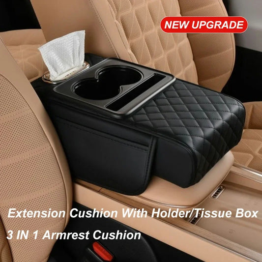 coussin latérale d'extension d'accoudoir de console  avec sac de rangement