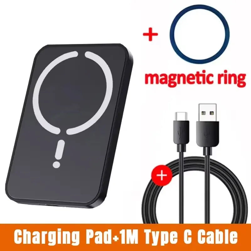 Chargeur de voiture magnétique sans fil 100W -compatible iPhone 16 à 12 Pro Max