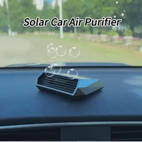 Purificateur d’air voiture solaire/ Double alimentation , éliminateur d’odeurs compact